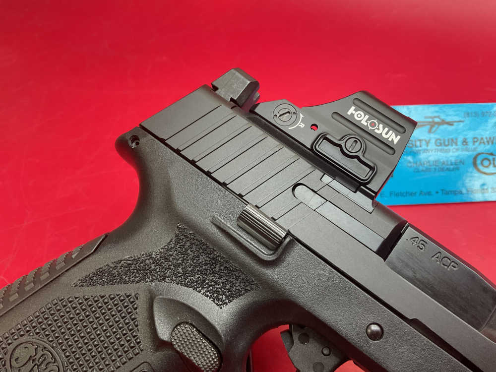 FN 545 MRD Holosun 407c Black 45 ACP 4.1” 2-15Rd Mags-img-16