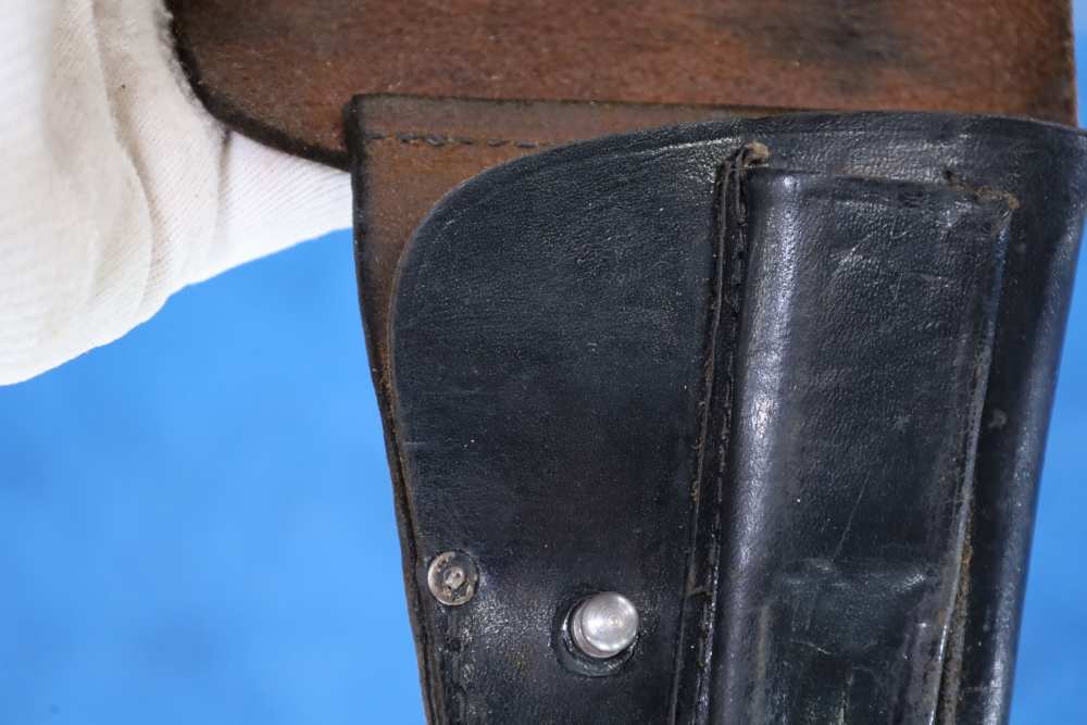 Leather Flap Holster For Walther PP & Similar missing Belt Loop-img-30