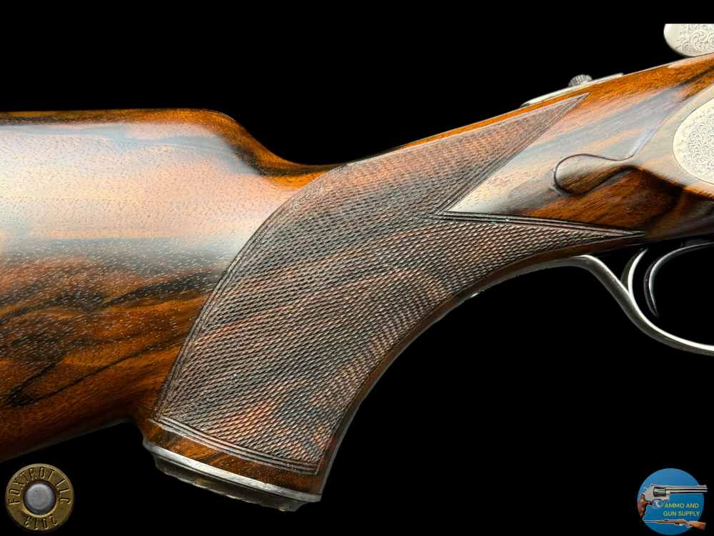 GRAVEX 450 NE DELUXE DOUBLE RIFLE - BOLSTERED H&H SIDELOCK ACTION - BULINO-img-30