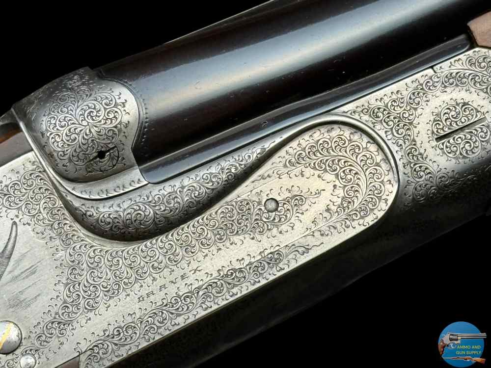 GRAVEX 450 NE DELUXE DOUBLE RIFLE - BOLSTERED H&H SIDELOCK ACTION - BULINO-img-44