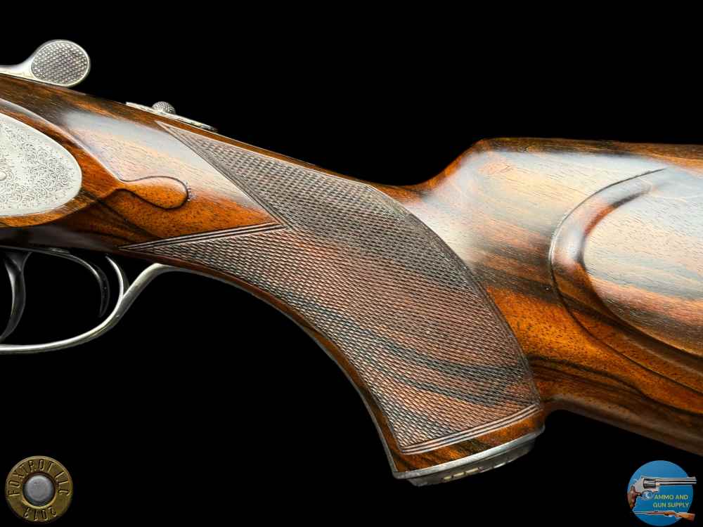 GRAVEX 450 NE DELUXE DOUBLE RIFLE - BOLSTERED H&H SIDELOCK ACTION - BULINO-img-27