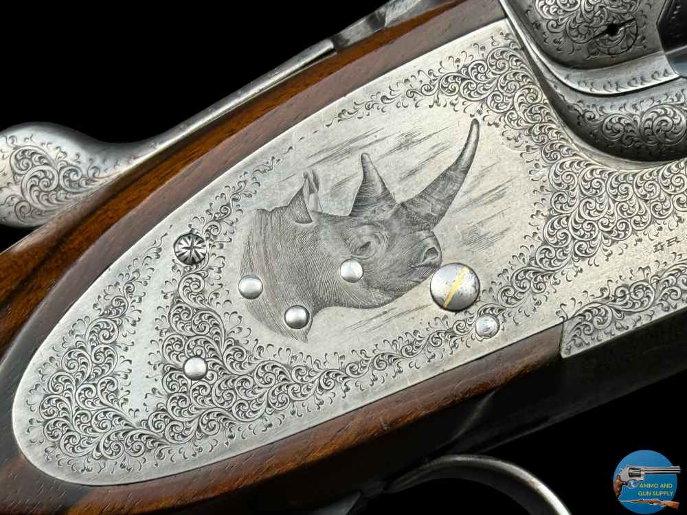GRAVEX 450 NE DELUXE DOUBLE RIFLE - BOLSTERED H&H SIDELOCK ACTION - BULINO-img-43