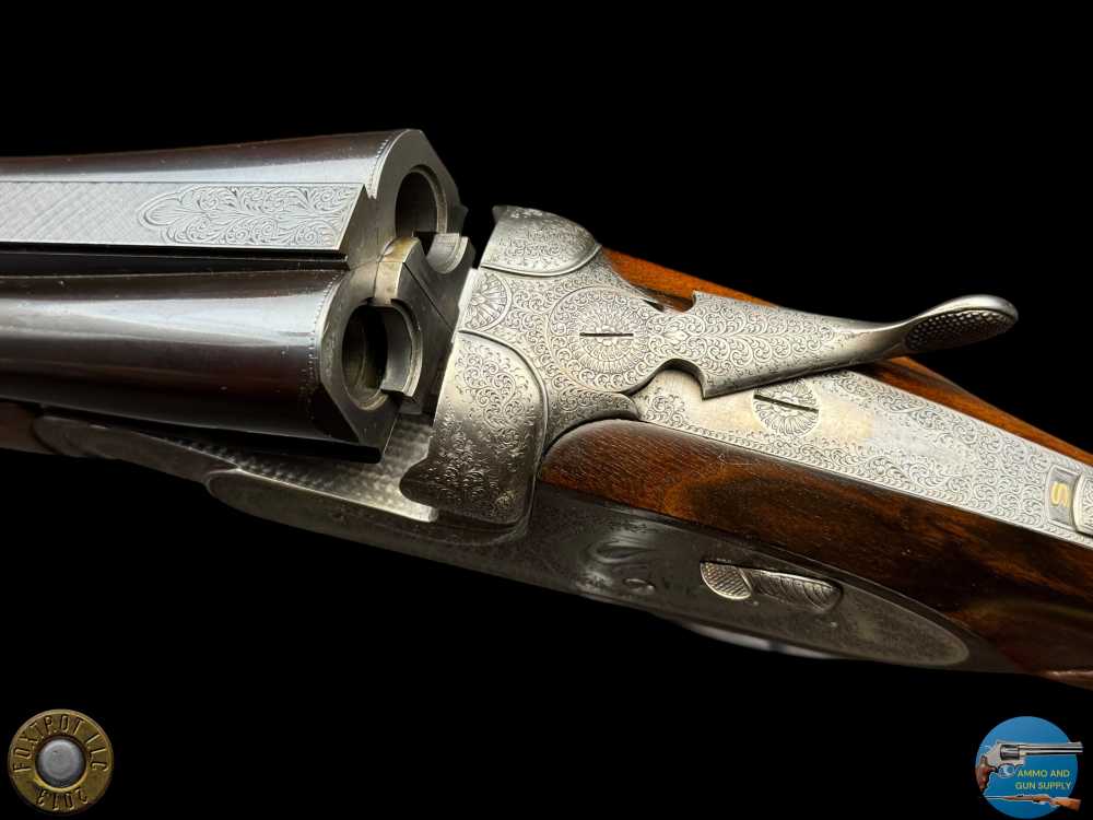 GRAVEX 450 NE DELUXE DOUBLE RIFLE - BOLSTERED H&H SIDELOCK ACTION - BULINO-img-14