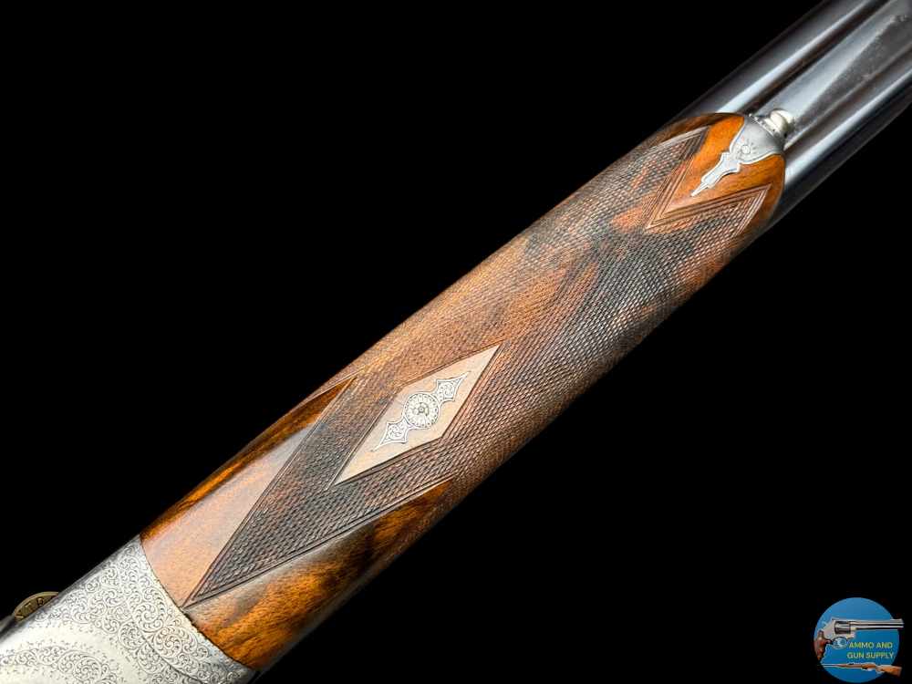 GRAVEX 450 NE DELUXE DOUBLE RIFLE - BOLSTERED H&H SIDELOCK ACTION - BULINO-img-18
