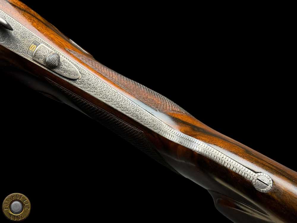 GRAVEX 450 NE DELUXE DOUBLE RIFLE - BOLSTERED H&H SIDELOCK ACTION - BULINO-img-28