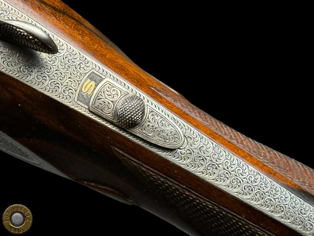 GRAVEX 450 NE DELUXE DOUBLE RIFLE - BOLSTERED H&H SIDELOCK ACTION - BULINO-img-40