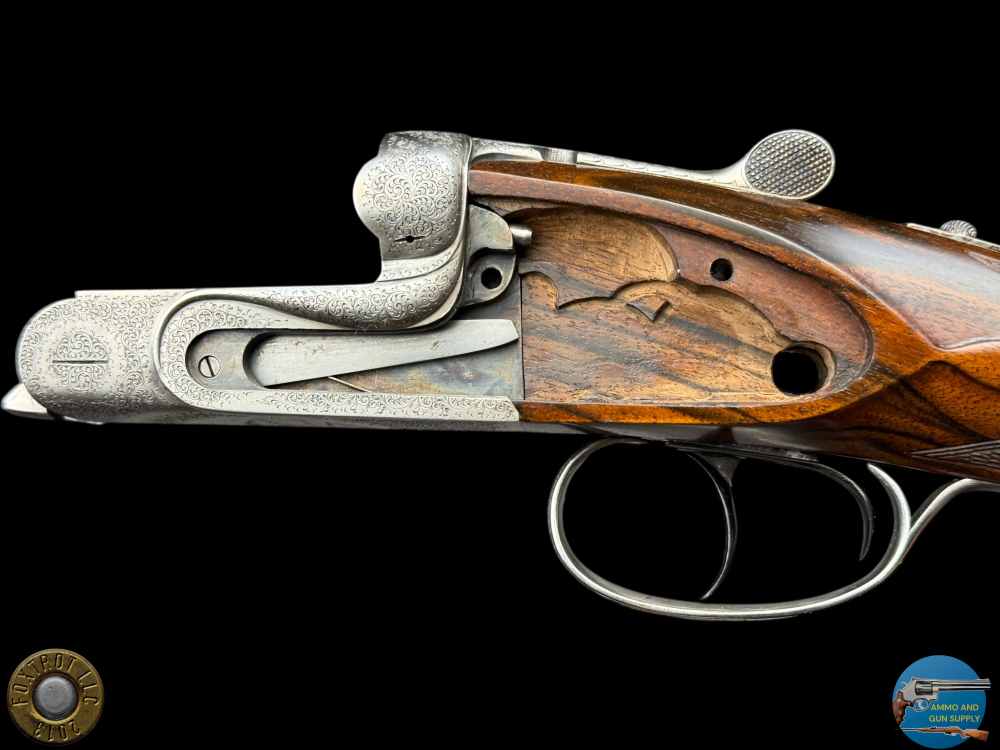 GRAVEX 450 NE DELUXE DOUBLE RIFLE - BOLSTERED H&H SIDELOCK ACTION - BULINO-img-34
