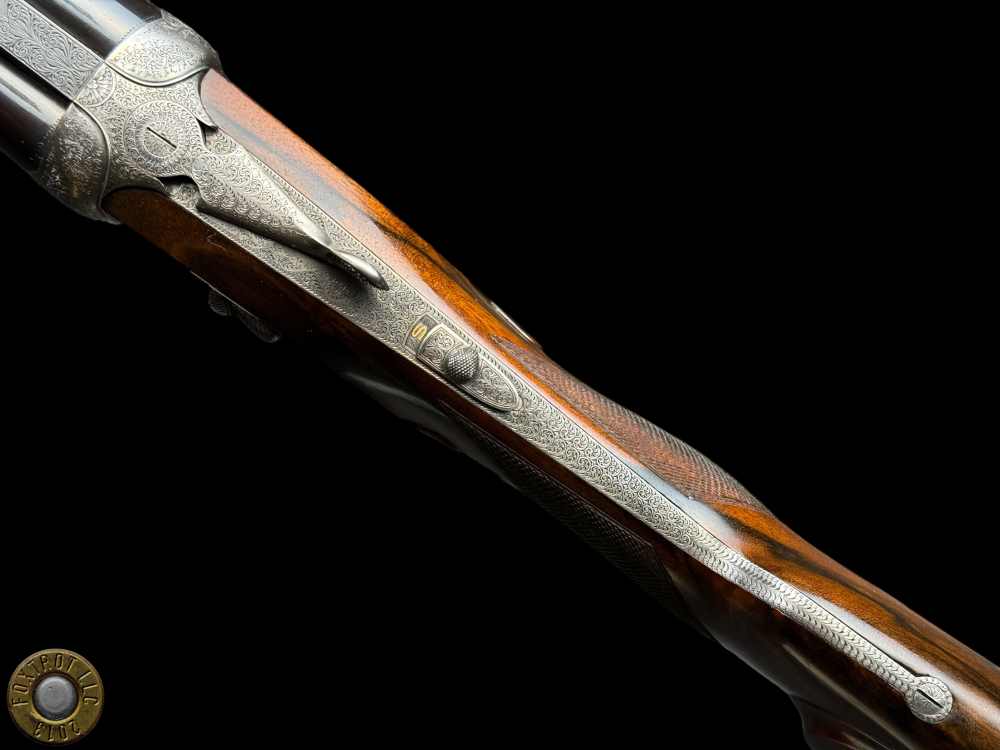 GRAVEX 450 NE DELUXE DOUBLE RIFLE - BOLSTERED H&H SIDELOCK ACTION - BULINO-img-10