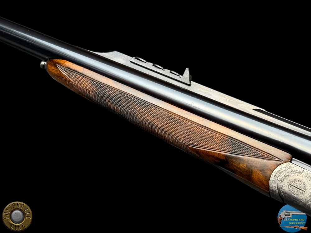 GRAVEX 450 NE DELUXE DOUBLE RIFLE - BOLSTERED H&H SIDELOCK ACTION - BULINO-img-19