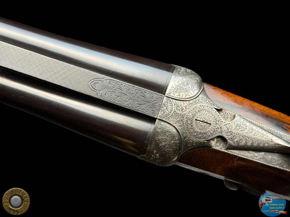 GRAVEX 450 NE DELUXE DOUBLE RIFLE - BOLSTERED H&H SIDELOCK ACTION - BULINO-img-12