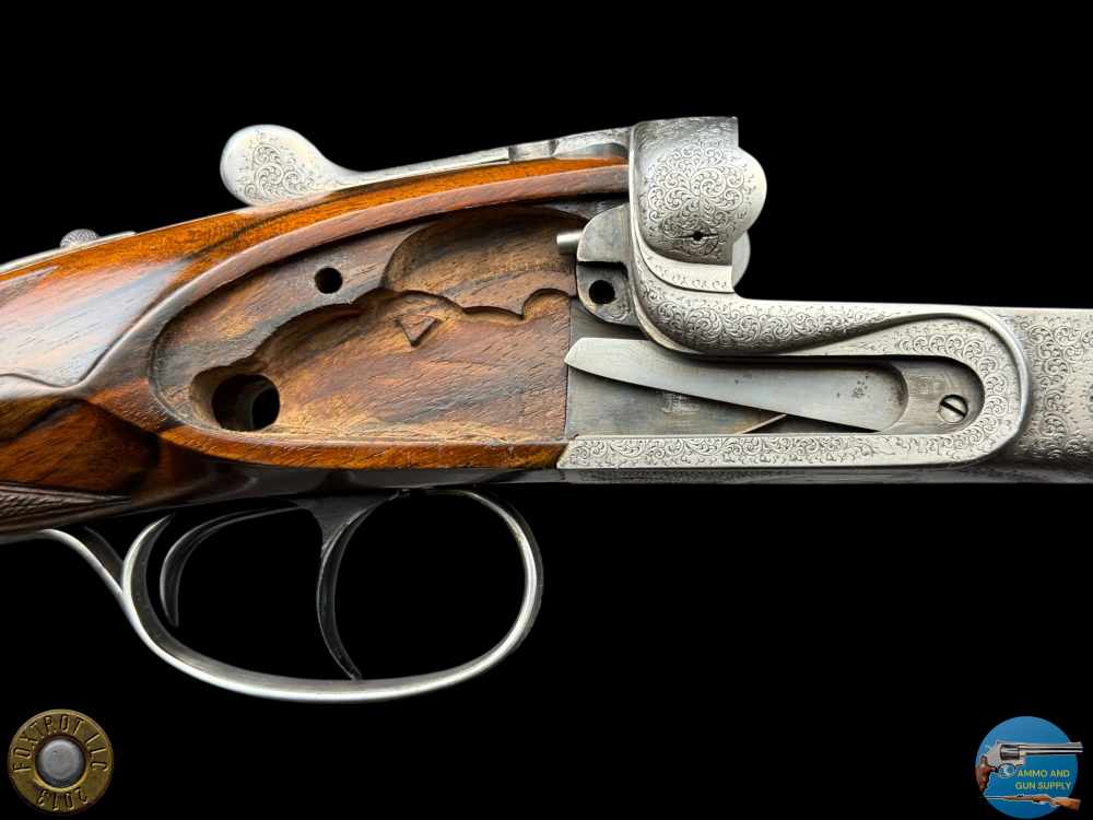 GRAVEX 450 NE DELUXE DOUBLE RIFLE - BOLSTERED H&H SIDELOCK ACTION - BULINO-img-35