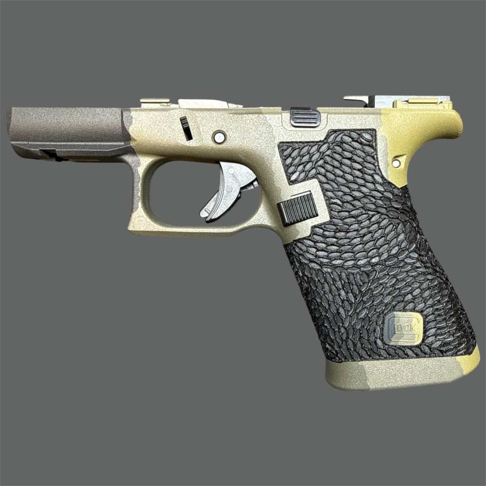 NEW Glock 43X G43X 48 43 Complete Lower MOS OEM Stippled Frame Green Camo-img-0