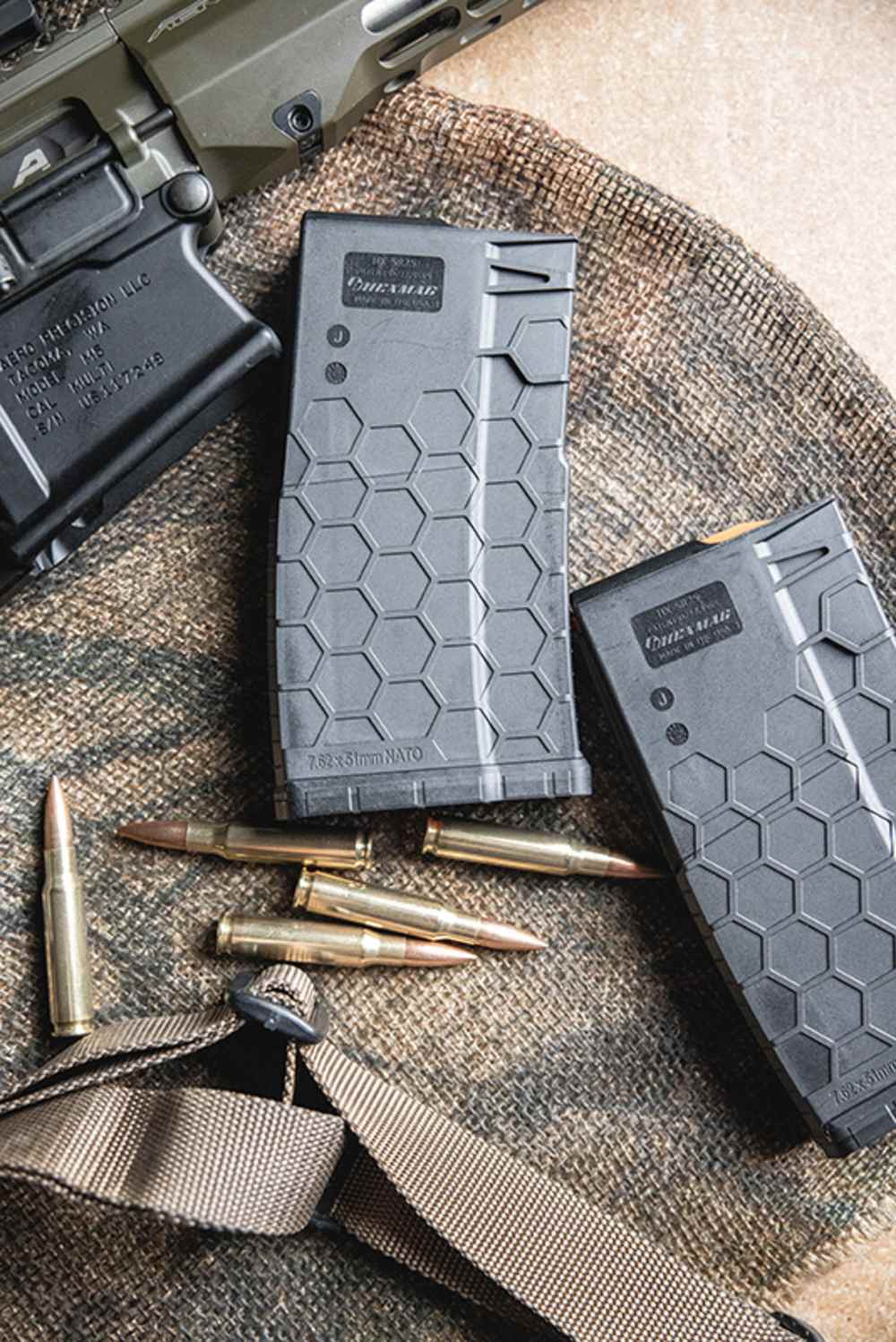Hexmag SR25, 20Round, 7.62 X 51 NATO / 308 Winchester Magazine, Black-img-1