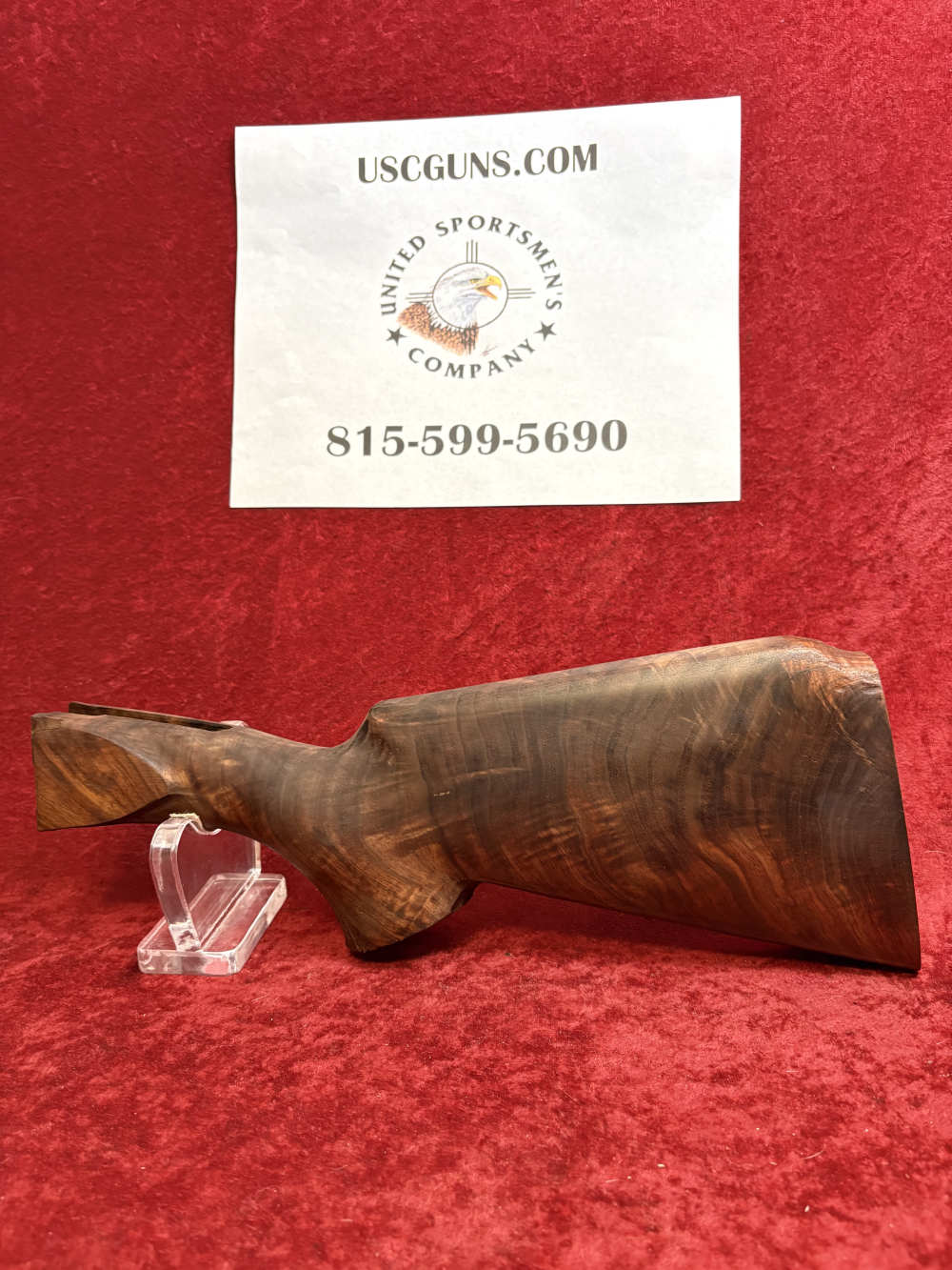 Kreighoff K80 XX Fancy Black Walnut Stock Set (Butt Stock & Forearm)-img-3