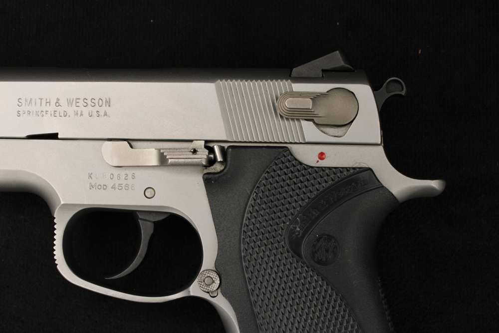 1992 Smith & Wesson 4566 Third Gen .45 ACP Stainless DA/SA S&W Duty Pistol-img-3