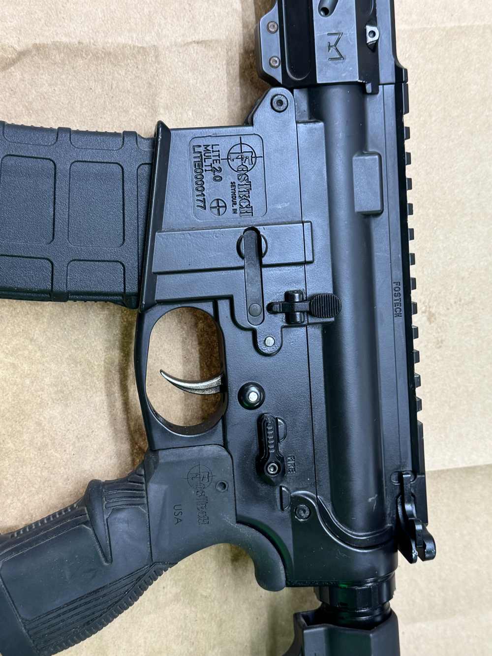 Fostech Lite 2.0 AR15 Semi Automatic Rifle 5.56 NATO 16" barrel -img-3