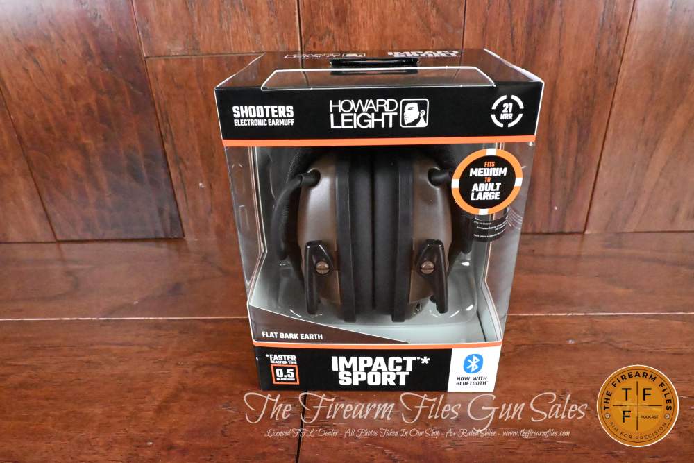 Howard Leight Impact Sport Bluetooth Hearing Protection, FDE, NEW-img-0