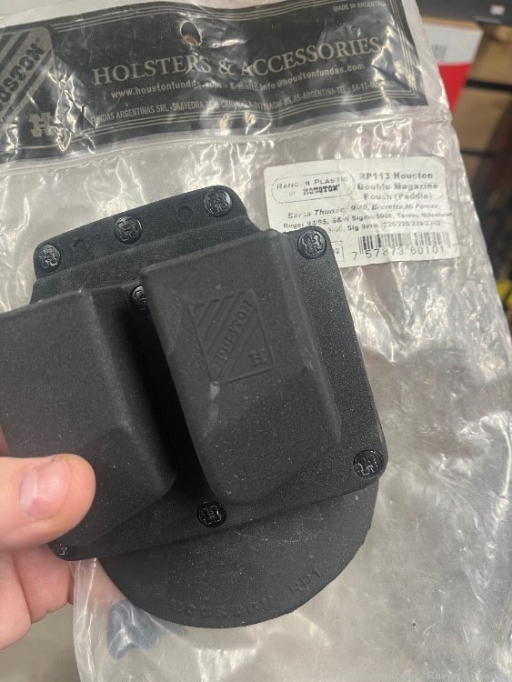 Houston Holsters RP113 Dual Mag Pouch Paddle 9 40-img-0