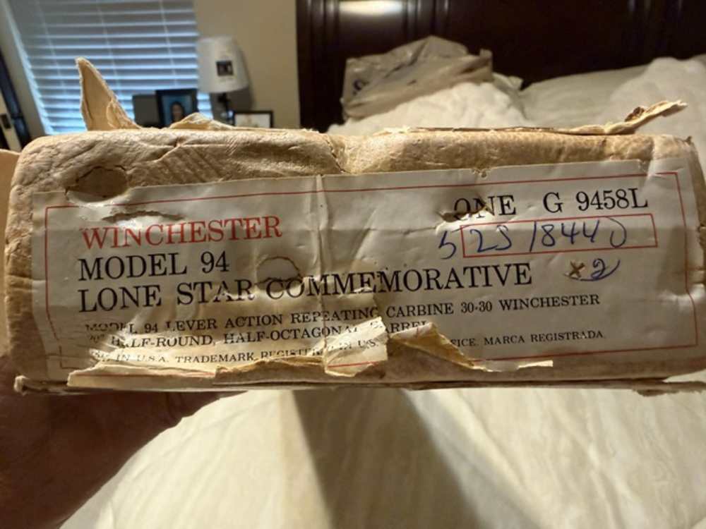 Winchester 94 Lone Star Commemorative .30-30 1970 Limited Edition Lever Box-img-3