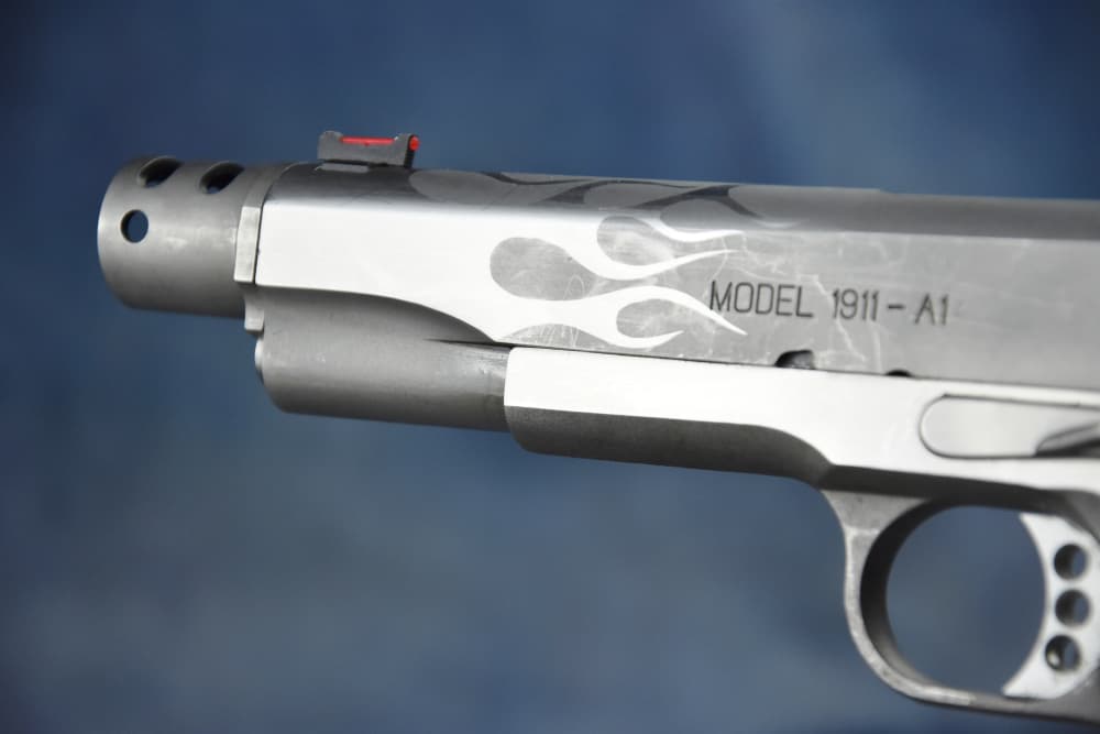Custom FLAME Barrel Springfield Armory 5" 1911-A1 Comp .45acp Compensator-img-22