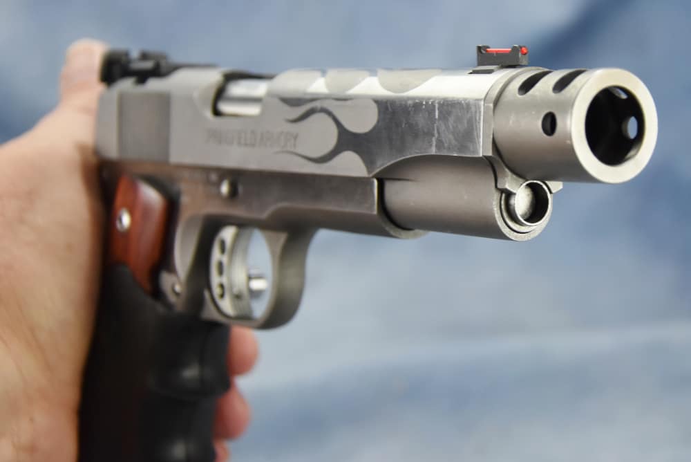 Custom FLAME Barrel Springfield Armory 5" 1911-A1 Comp .45acp Compensator-img-43