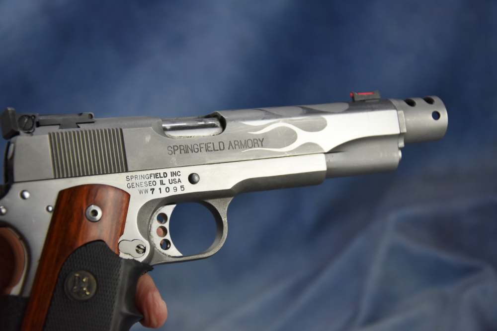 Custom FLAME Barrel Springfield Armory 5" 1911-A1 Comp .45acp Compensator-img-7