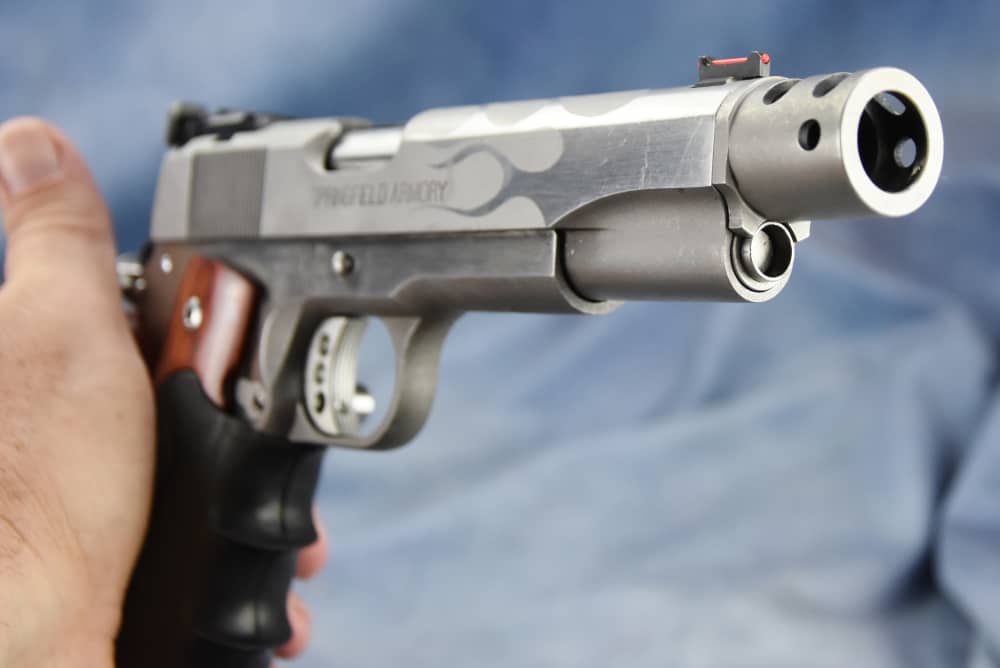 Custom FLAME Barrel Springfield Armory 5" 1911-A1 Comp .45acp Compensator-img-16