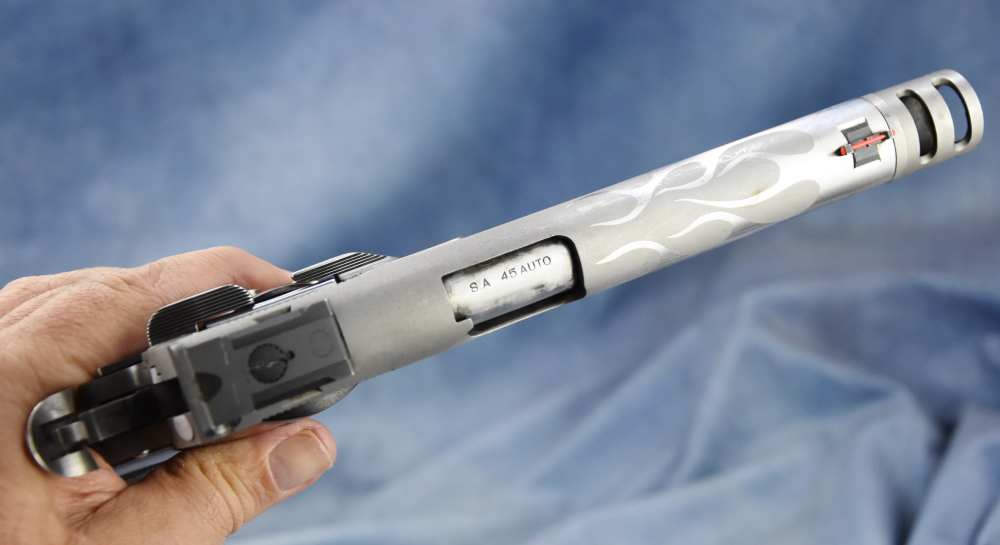 Custom FLAME Barrel Springfield Armory 5" 1911-A1 Comp .45acp Compensator-img-8