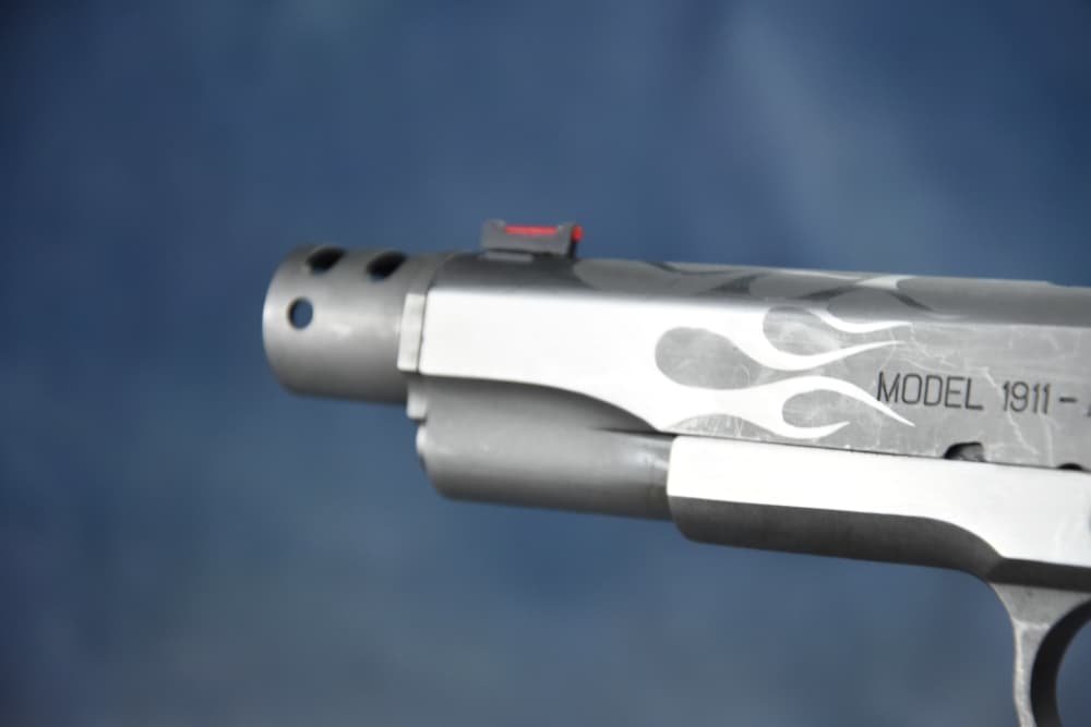 Custom FLAME Barrel Springfield Armory 5" 1911-A1 Comp .45acp Compensator-img-21