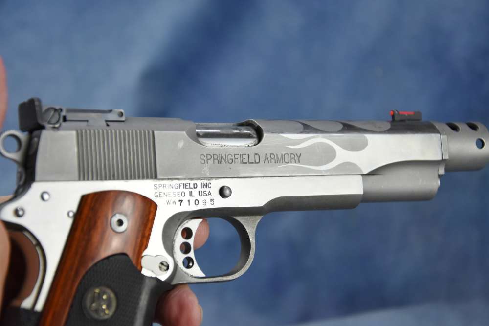Custom FLAME Barrel Springfield Armory 5" 1911-A1 Comp .45acp Compensator-img-48