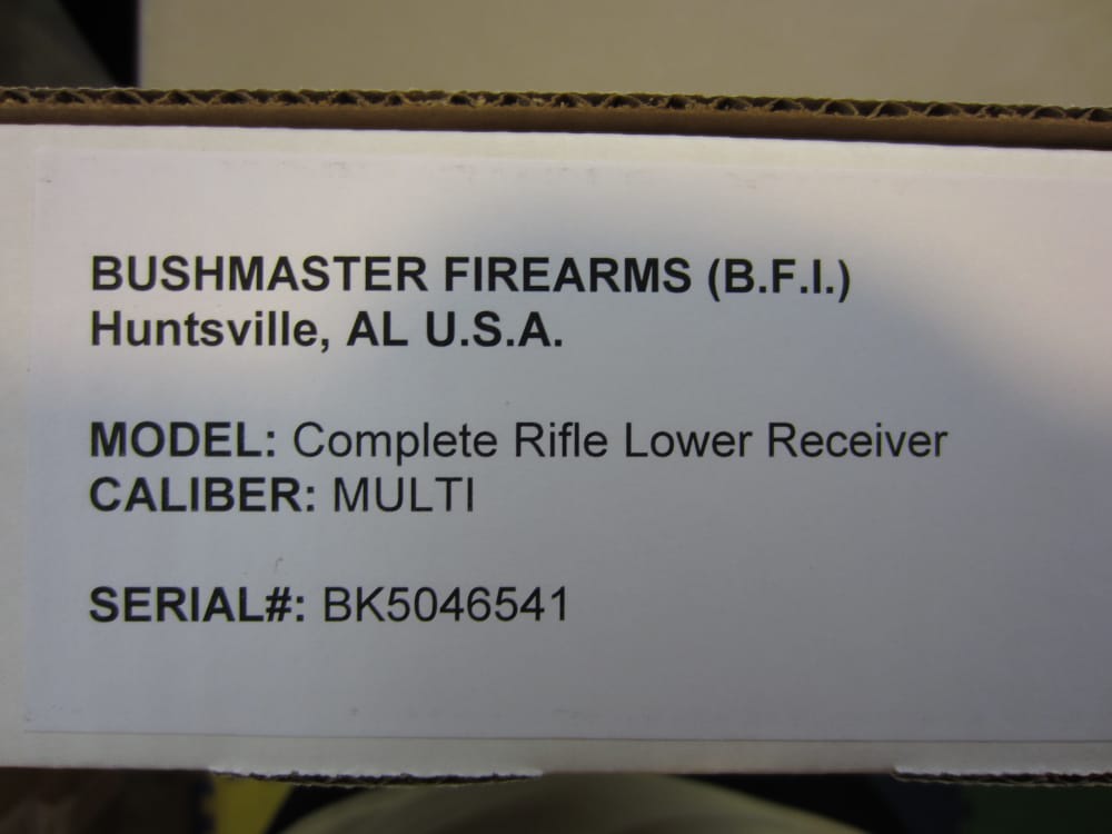 Bushmaster Minimalist XM-E2S Complete Rifle Lower Receiver Combat Trigger-img-20