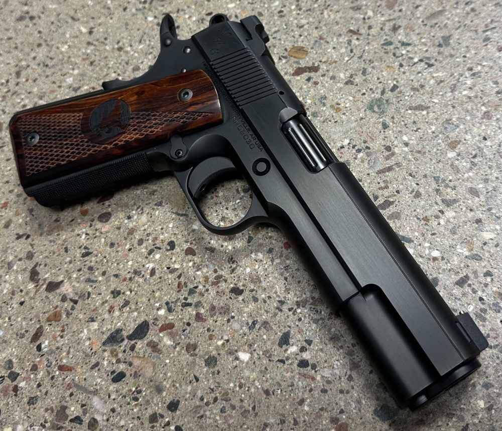 Nighthawk Custom 1911 NHC Classic 45ACP 5" DLC with Trijicon RMR IOS Plate-img-0