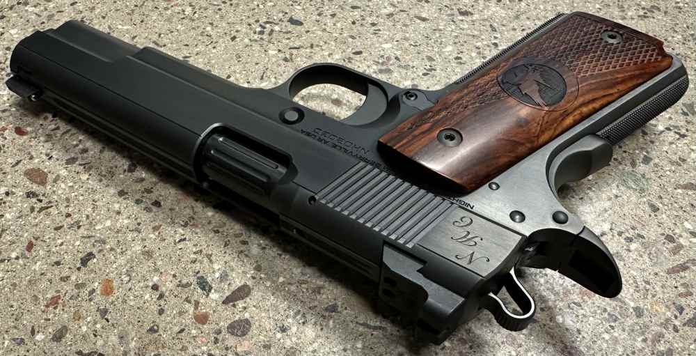 Nighthawk Custom 1911 NHC Classic 45ACP 5" DLC with Trijicon RMR IOS Plate-img-8