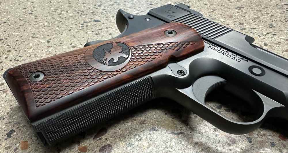 Nighthawk Custom 1911 NHC Classic 45ACP 5" DLC with Trijicon RMR IOS Plate-img-5