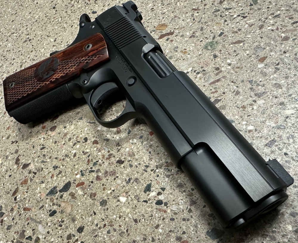 Nighthawk Custom 1911 NHC Classic 45ACP 5" DLC with Trijicon RMR IOS Plate-img-1