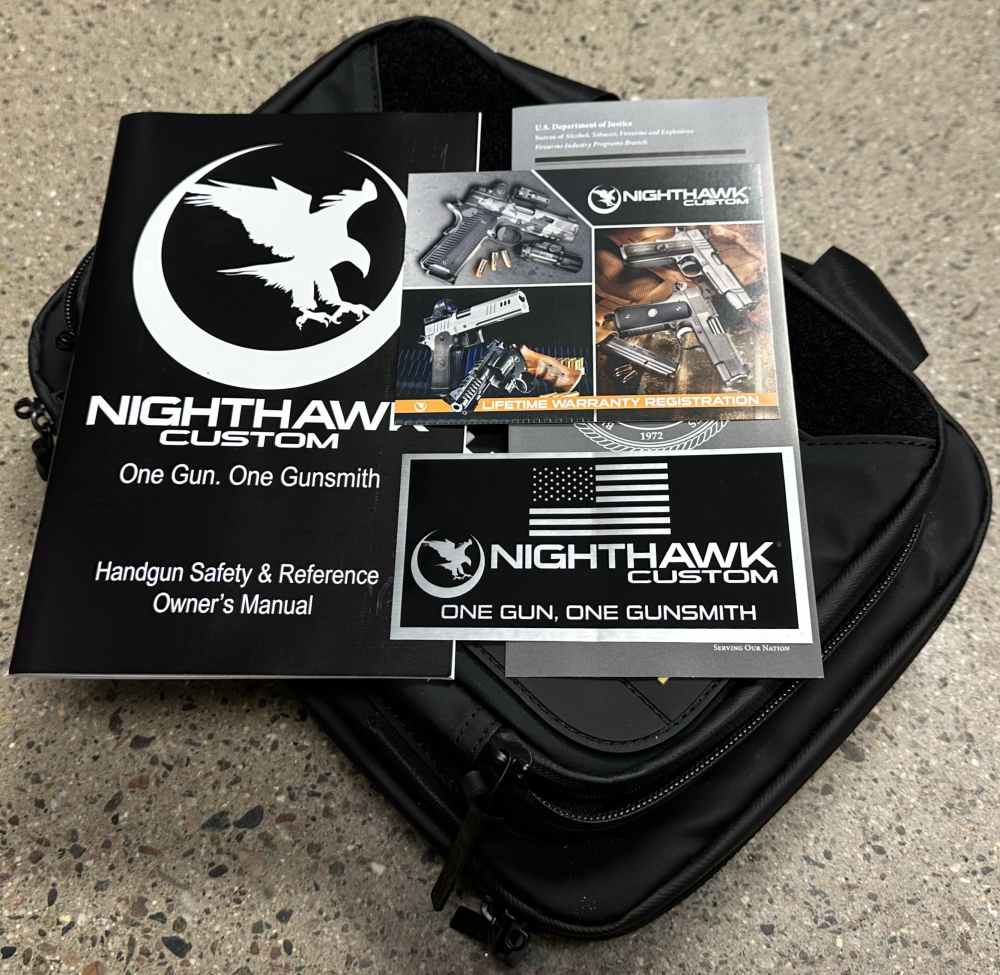 Nighthawk Custom 1911 NHC Classic 45ACP 5" DLC with Trijicon RMR IOS Plate-img-14