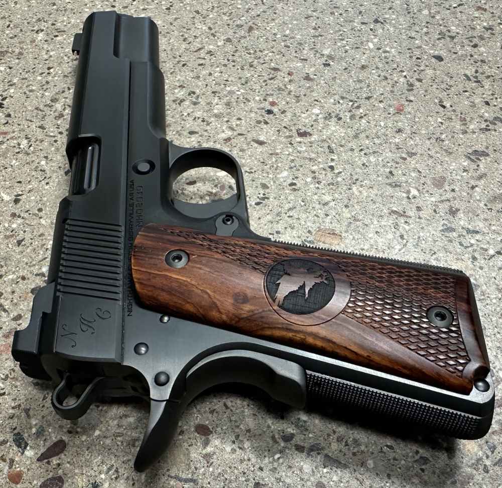 Nighthawk Custom 1911 NHC Classic 45ACP 5" DLC with Trijicon RMR IOS Plate-img-9