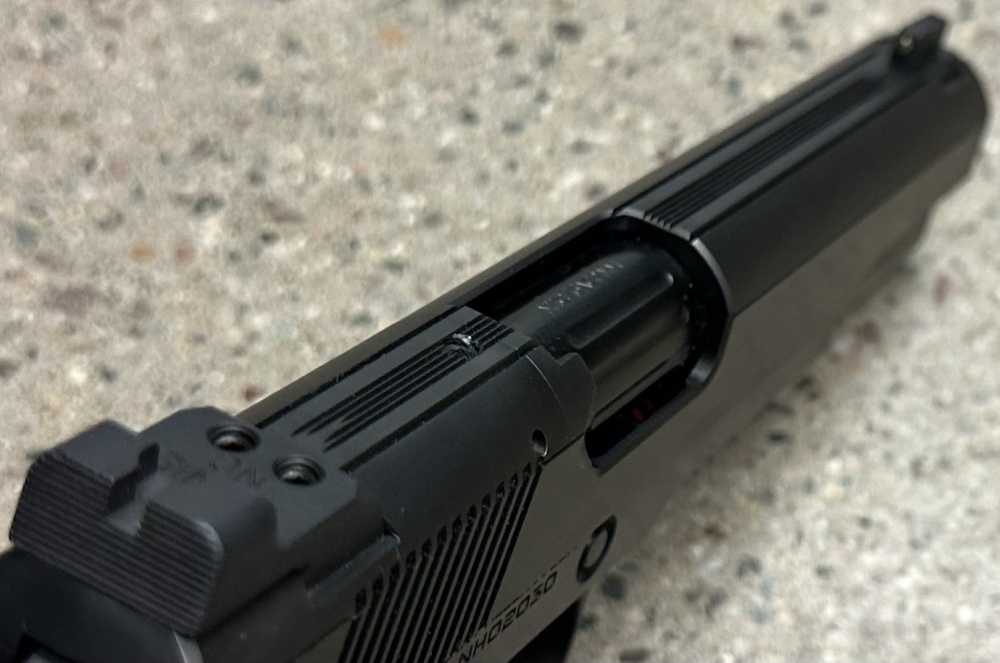 Nighthawk Custom 1911 NHC Classic 45ACP 5" DLC with Trijicon RMR IOS Plate-img-11