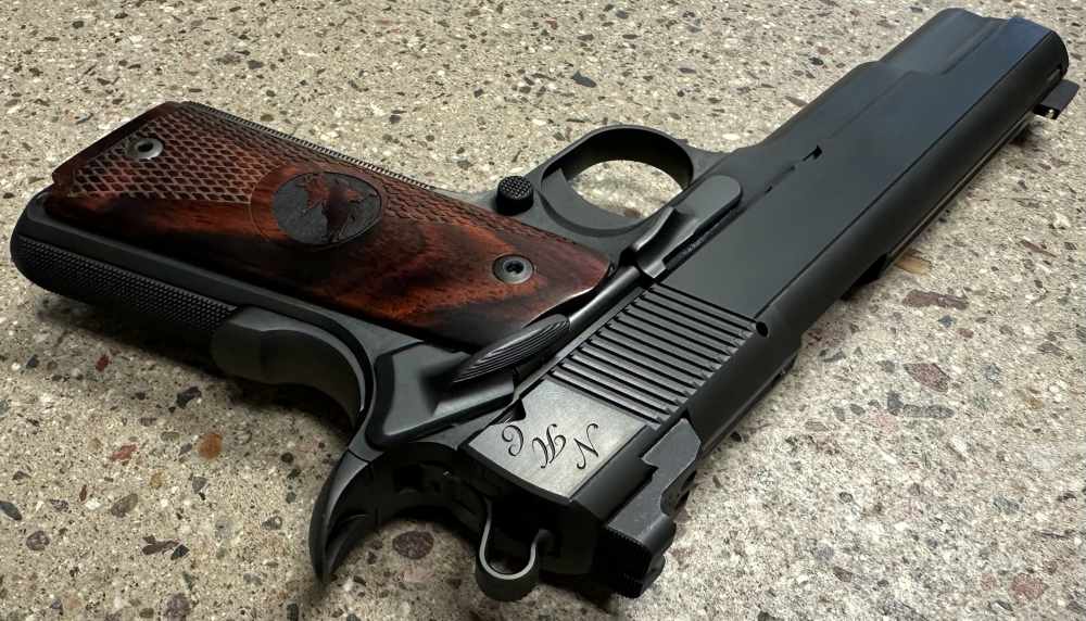 Nighthawk Custom 1911 NHC Classic 45ACP 5" DLC with Trijicon RMR IOS Plate-img-7