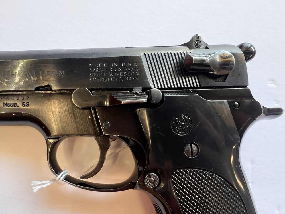 Smith & Wesson Model 59 – 9mm – Double-Action Semi-Automatic SN A246397-img-3
