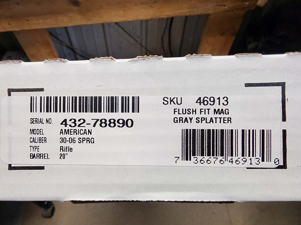 NEW! RUGER AMERICAN GENERATION 2 30-06 SPRINGFIELD 20" GRAY SPLATTER 20 .30-img-1