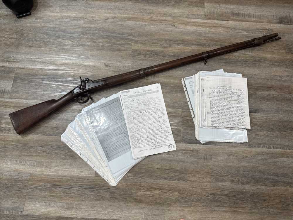 Named Civil War U.S. Model 1842 Springfield Musket – Shiloh Casualty -img-0