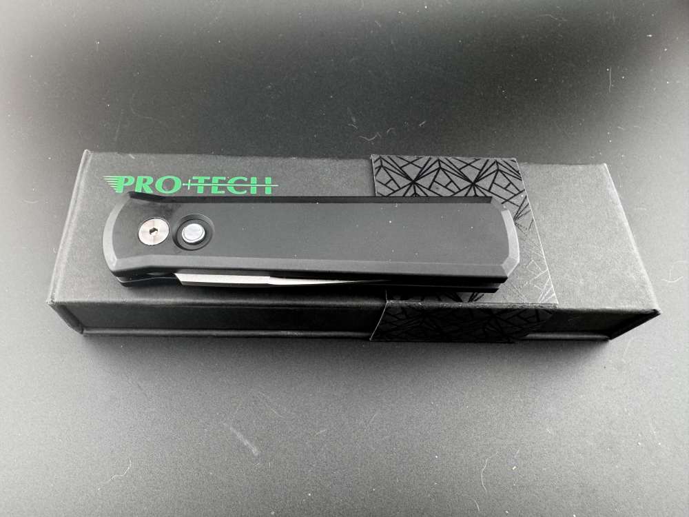 Pro-Tech Godson Automatic Blk Alum (3.15" 20CV Satin) 721-MOP-20CV-img-1