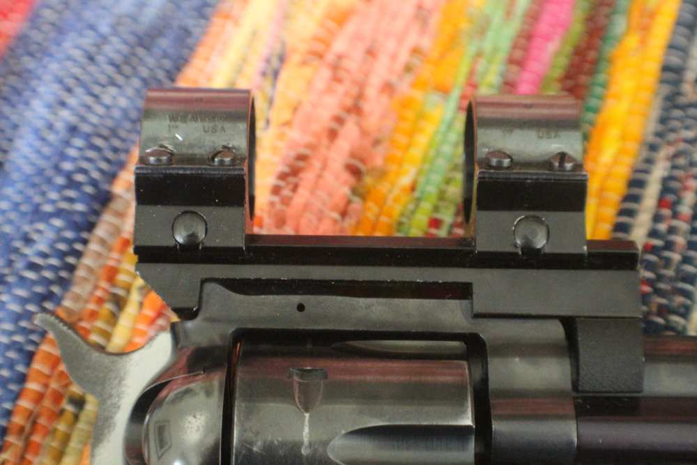 Ruger New model Blackhawk 41 Rem Mag 6.5 inch barrel scope mounts -img-18