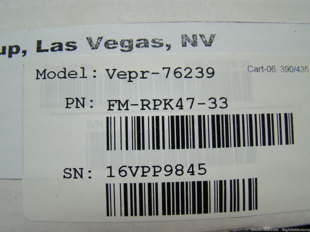 Molot VEPR RPK 23" AK47 rare Russian 7.62x39 AK 47 folding stock bipod 40rd-img-2