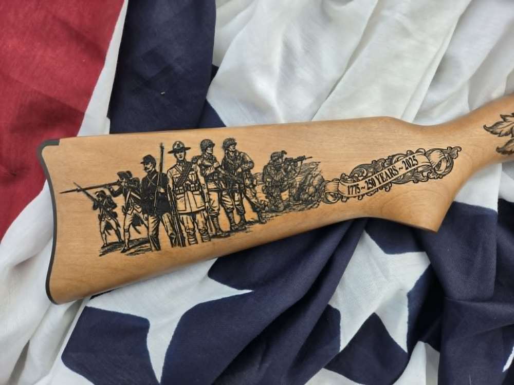 Ruger 250th Edition 10/22, Engraved USMC 250th Anniversary-img-0