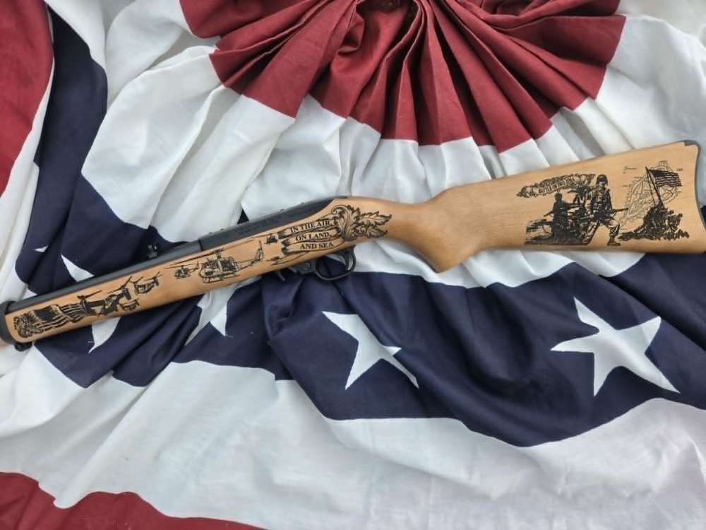 Ruger 250th Edition 10/22, Engraved USMC 250th Anniversary-img-6