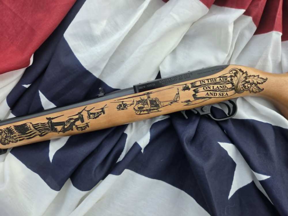 Ruger 250th Edition 10/22, Engraved USMC 250th Anniversary-img-7