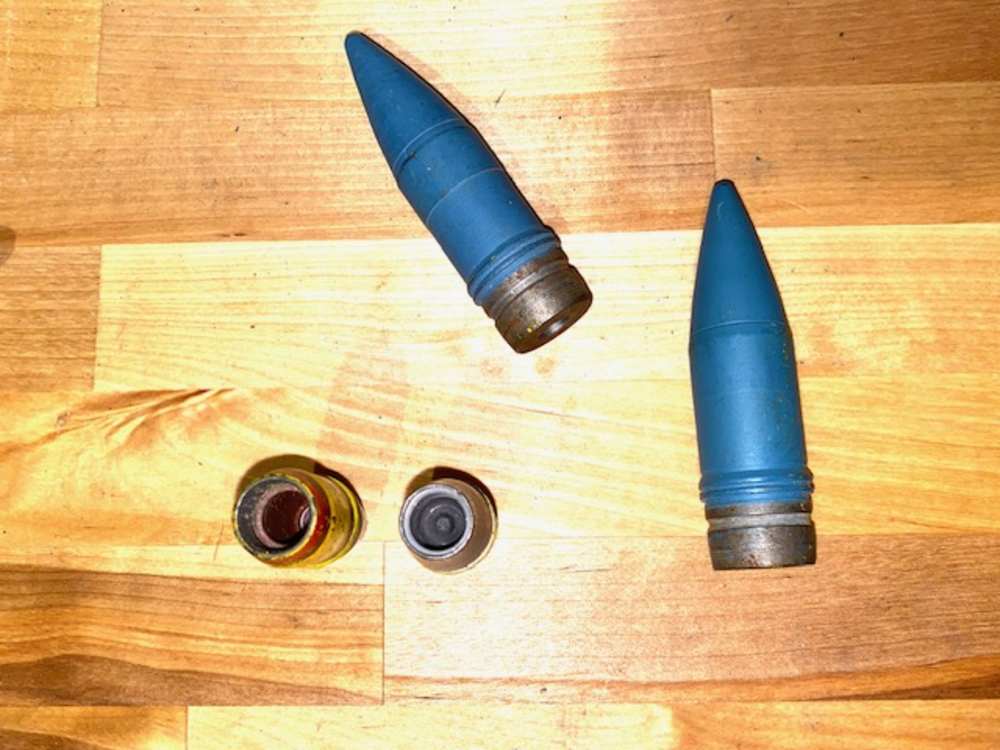 INERT 25mm & 20mm Projectile Bundle Artillery Cannon Shell Fighter Jet  -img-3
