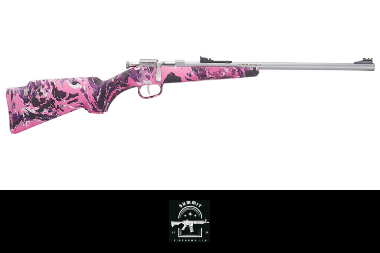 Henry Mini Bolt Youth Rifle - 22 LR, Muddy Girl-img-0